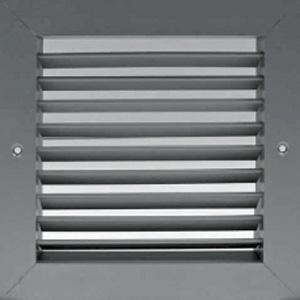 150W x 100H Single Deflection Grille -Aluminium Finish-