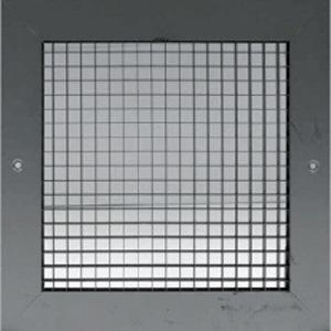 450W x 400H Eggcrate Grille -Aluminium Finish-