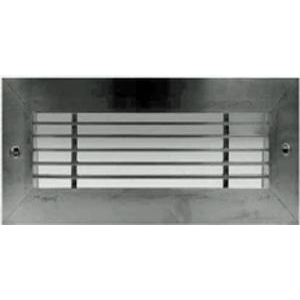 1800W x 400H Linear Bar Grille OBD -Aluminium Finish-
