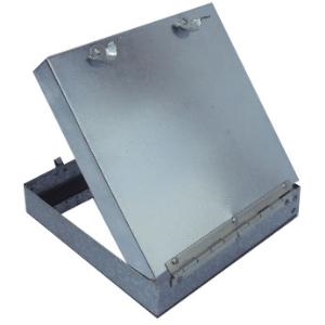1150mm W x 400mm H x 50mm Hinged Access Door 316 SS