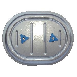250mmW x 150mmH Flat Oval Access Door 304 St-St