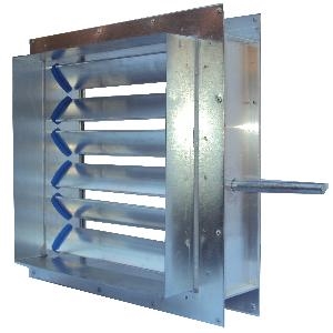 100mm W x 650mm H Type B -Spigot- Ex Spindle Aluminium VCD