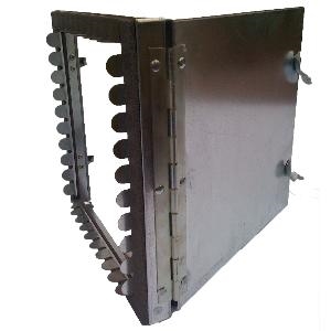 1000mm W x 1000mm H x 25mm Hinged Access Door - Galv Steel