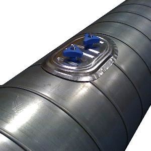 200mm Dia Spiral Tube - 3 Mtr Length